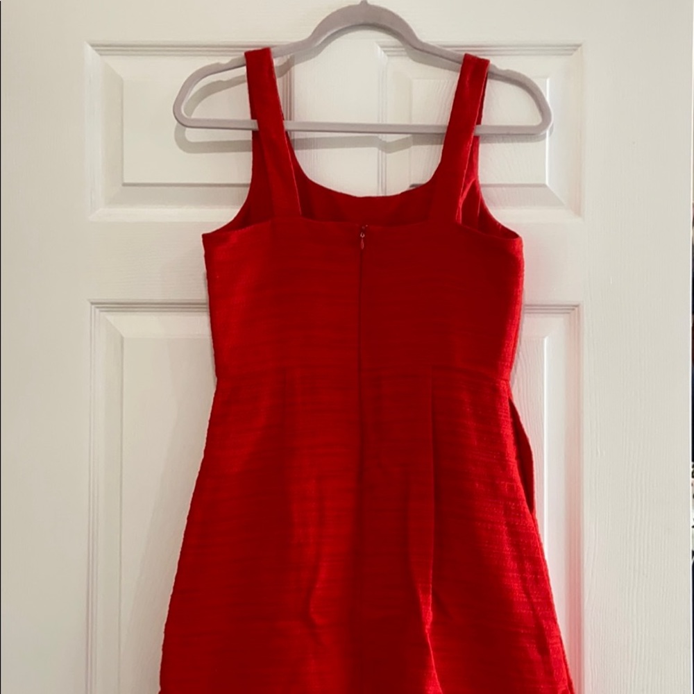 Red-Orange Mini Dress - Picture 2 of 3